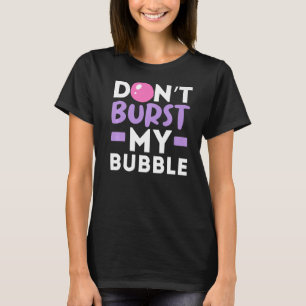 Bubble kauwgum niet verbranden t-shirt