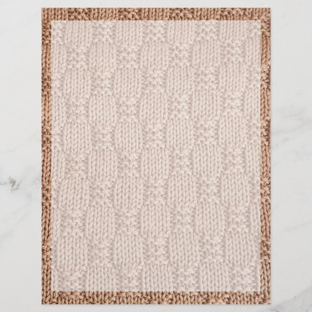 Bubble Knit Stitch Pattern beroemd gemaakt door Sh (Voorkant)