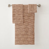 Bubble Knit Stitch Pattern beroemd gemaakt door Sh Bad Handdoek (Insitu)