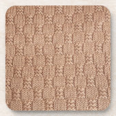 Bubble Knit Stitch Pattern beroemd gemaakt door Sh Bier Onderzetter (Voorkant)