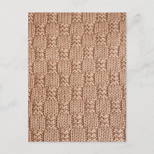 Bubble Knit Stitch Pattern beroemd gemaakt door Sh Briefkaart (Voorkant)