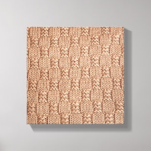 Bubble Knit Stitch Pattern beroemd gemaakt door Sh Canvas Afdruk