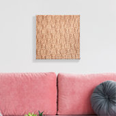 Bubble Knit Stitch Pattern beroemd gemaakt door Sh Canvas Afdruk (Insitu (Woonkamer))