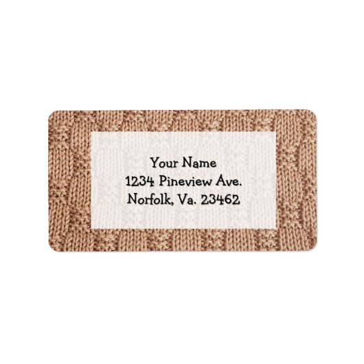 Bubble Knit Stitch Pattern beroemd gemaakt door Sh Etiket (Voorkant)