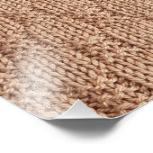 Bubble Knit Stitch Pattern beroemd gemaakt door Sh Foto Afdruk (Hoek)