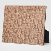 Bubble Knit Stitch Pattern beroemd gemaakt door Sh Fotoplaat (Zijkant)