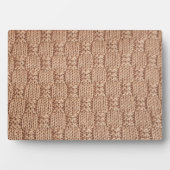 Bubble Knit Stitch Pattern beroemd gemaakt door Sh Fotoplaat (voorkant)