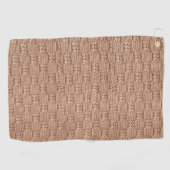 Bubble Knit Stitch Pattern beroemd gemaakt door Sh Golfhanddoek (Horizontaal)