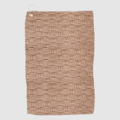 Bubble Knit Stitch Pattern beroemd gemaakt door Sh Golfhanddoek (Voorkant)