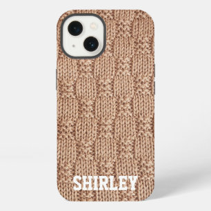Bubble Knit Stitch Pattern beroemd gemaakt door Sh iPhone 13 Hoesje