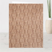 Bubble Knit Stitch Pattern beroemd gemaakt door Sh Kaart (Achterkant)