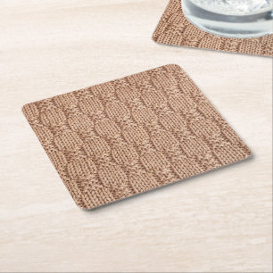 Bubble Knit Stitch Pattern beroemd gemaakt door Sh Kartonnen Onderzetters