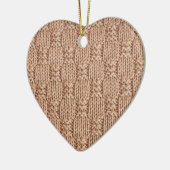 Bubble Knit Stitch Pattern beroemd gemaakt door Sh Keramisch Ornament (Links)