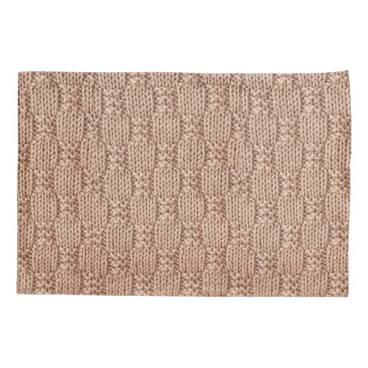 Bubble Knit Stitch Pattern beroemd gemaakt door Sh Kussensloop (Achterkant-Links)