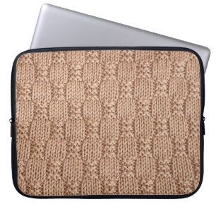 Bubble Knit Stitch Pattern beroemd gemaakt door Sh Laptop Sleeve