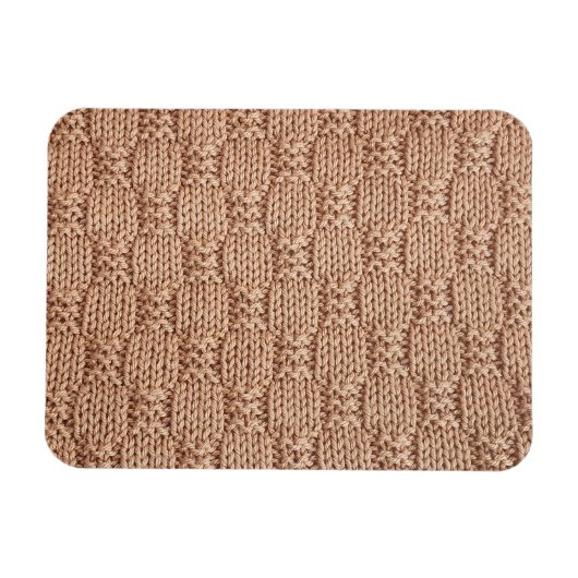 Bubble Knit Stitch Pattern beroemd gemaakt door Sh Magneet (Horizontaal)