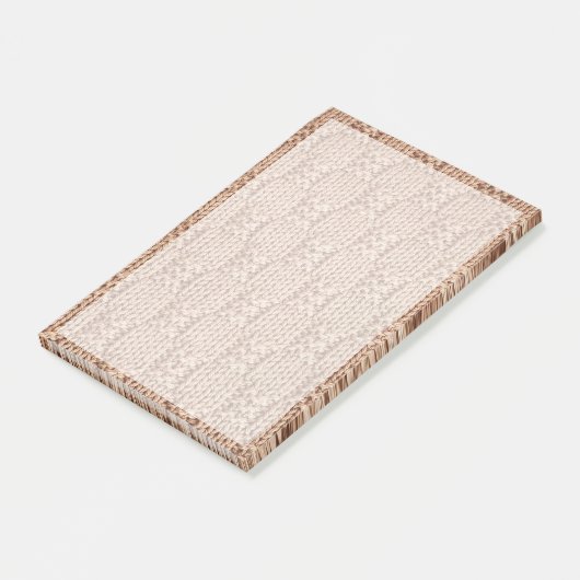 Bubble Knit Stitch Pattern beroemd gemaakt door Sh Post-it® Notes (Schuin)