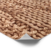 Bubble Knit Stitch Pattern beroemd gemaakt door Sh Poster (Hoek)