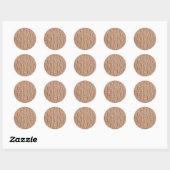 Bubble Knit Stitch Pattern beroemd gemaakt door Sh Ronde Sticker (Vel)