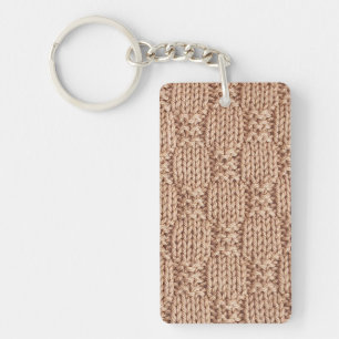 Bubble Knit Stitch Pattern beroemd gemaakt door Sh Sleutelhanger