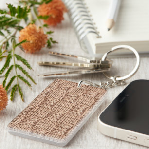 Bubble Knit Stitch Pattern beroemd gemaakt door Sh Sleutelhanger