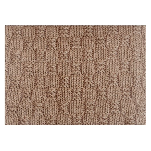 Bubble Knit Stitch Pattern beroemd gemaakt door Sh Snijplank (Voorkant)