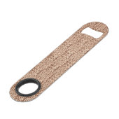 Bubble Knit Stitch Pattern beroemd gemaakt door Sh Speed Flessenopener (Achterkant Gekanteld)