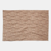 Bubble Knit Stitch Pattern beroemd gemaakt door Sh Theedoek (Horizontaal)