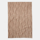 Bubble Knit Stitch Pattern beroemd gemaakt door Sh Theedoek (Verticaal)