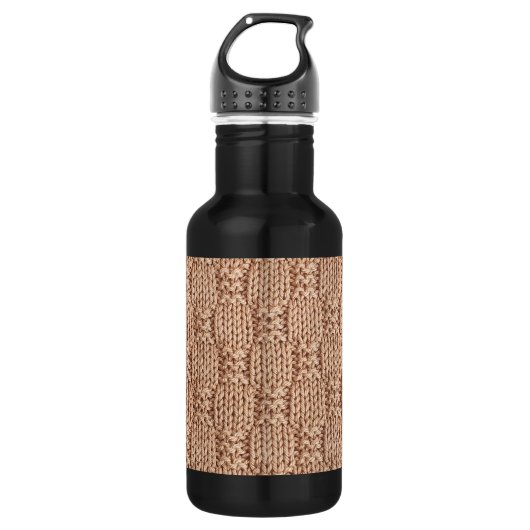 Bubble Knit Stitch Pattern beroemd gemaakt door Sh Waterfles (Voorkant)