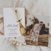 Bubble koppels Engagement Party fotouitnodiging Kaart