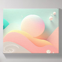 Bubble Light – Abstracte pastel Pop