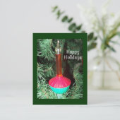 Bubble Light Holiday Briefkaart (Staand voorkant)