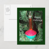 Bubble Light Holiday Briefkaart (Voorkant / Achterkant)