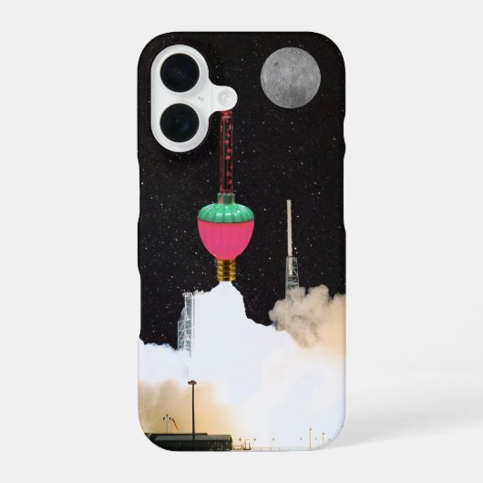 Bubble Light Lancering iPhone 16 Hoesje (Achterkant)