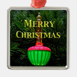 Bubble Light Merry kerstboom Ornament