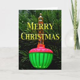 Bubble Light Merry-Wenskaart voor kerstmis Feestdagen Kaart