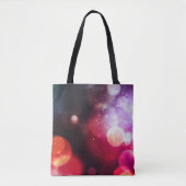 Bubble Lights Bag met overdruk Tote Bag (Voorkant)