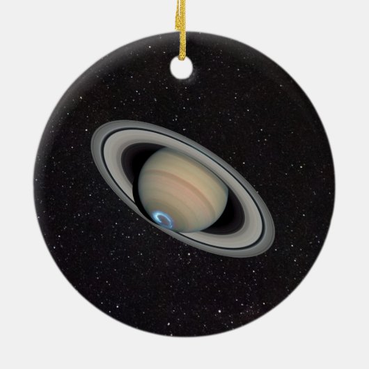 Bubble Lights in de ruimte Keramisch Ornament (Achterkant)
