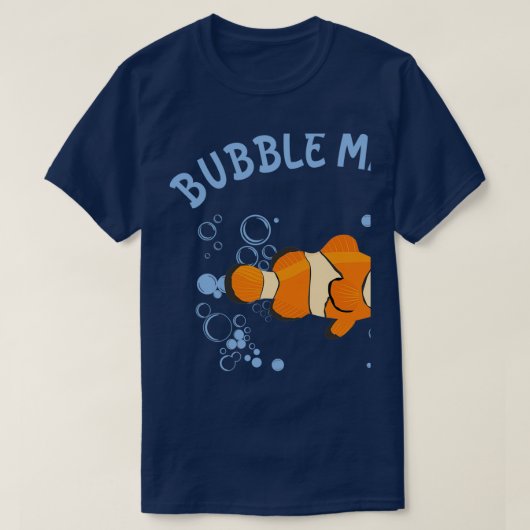 Bubble Maker Aquarium Hobbyist Clownfish T-shirt (Design voorkant)