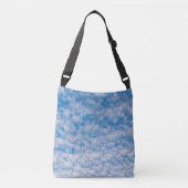 Bubble Mammatus Clouds Blue Sky Natuur Fotografie Crossbody Tas (Voorkant)