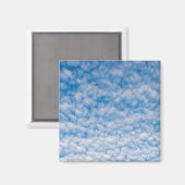 Bubble Mammatus Clouds Blue Sky Natuur Fotografie Magneet (Voorkant / Achterkant)