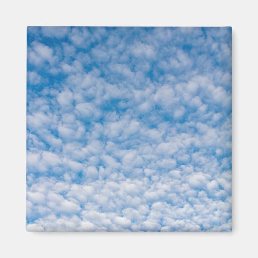 Bubble Mammatus Clouds Blue Sky Natuur Fotografie Magneet (Voorkant)