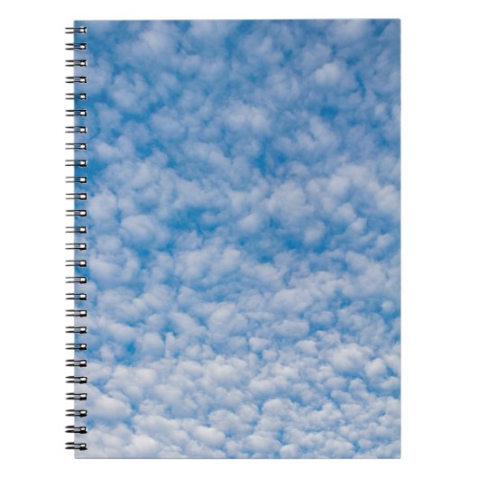 Bubble Mammatus Clouds Blue Sky Natuur Fotografie Notitieboek (Voorkant)