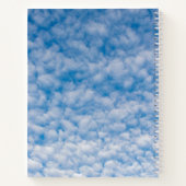 Bubble Mammatus Clouds Blue Sky Natuur Fotografie Notitieboek (Achterkant)