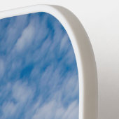 Bubble Mammatus Wolken Blauwe Hemel Foto 2-zijdig Pickleball Paddle (Links Detail)