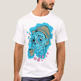 Bubble Mess Blue Fog T-shirt