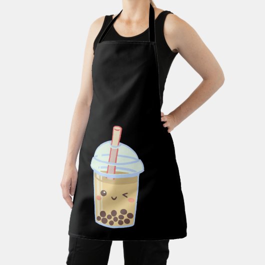 Bubble Milk Tea Boba Cute Schort (Insitu)