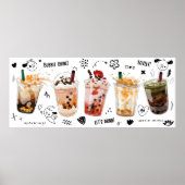 Bubble milk tea poster (Voorkant)