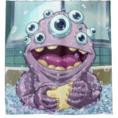 Bubble Monster Douchegordijn (Voorkant)